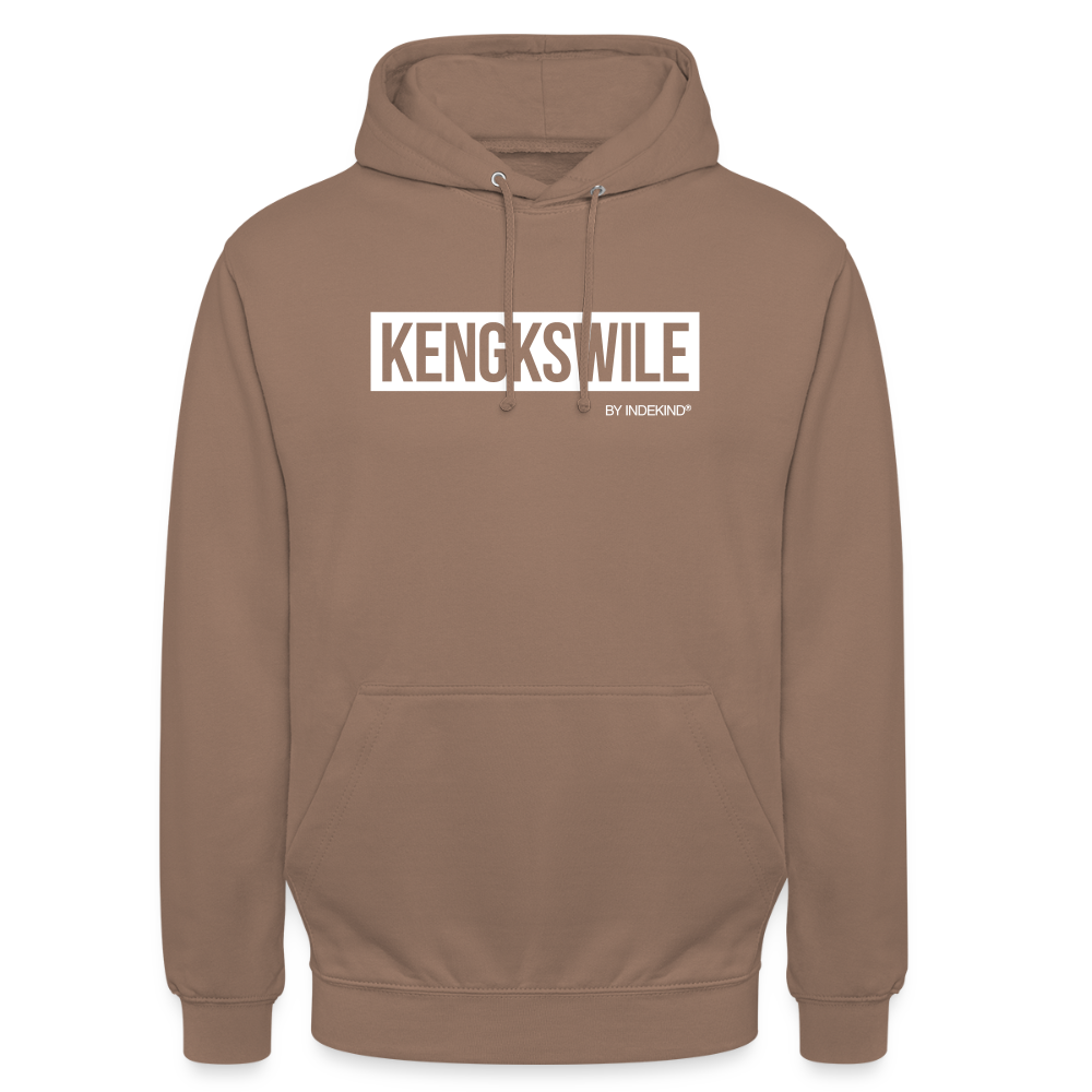 Hoodie | Kengkswile Klassik | Fü allemoole - Mokka