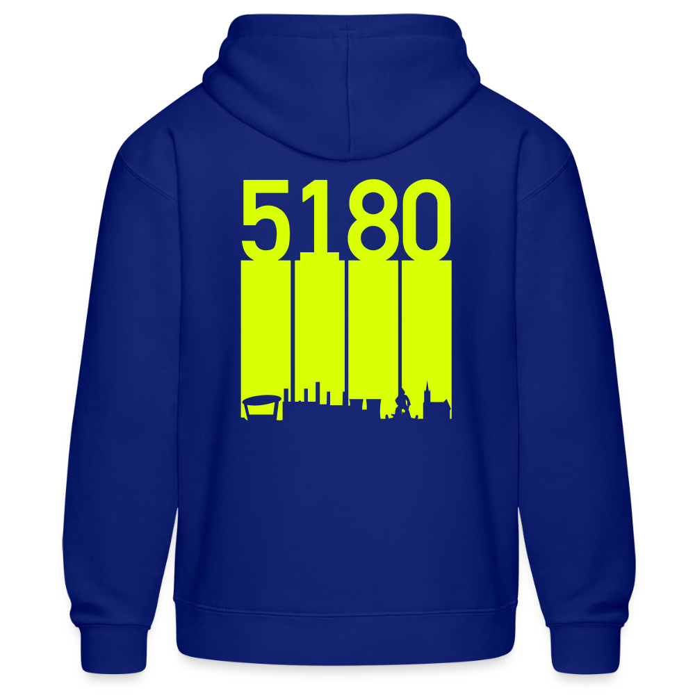 Hoodie | 5180 Skyline | Neon Jael | Fü allemoole - Royalblau