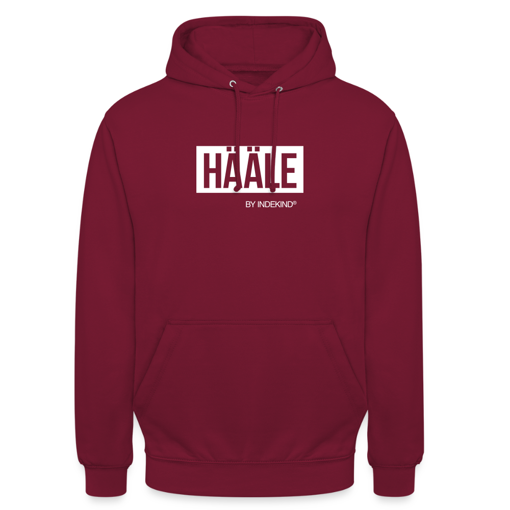 Hoodie | Hääle Klassik | Fü allemoole - Bordeaux