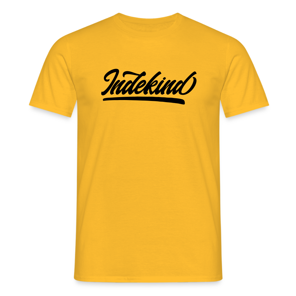 T-Shirt | Indekind Klassik | Manns-Lüü - Gelb