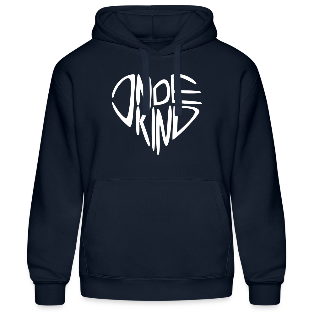 Hoodie | Indekind Premium | Herz-Logo | Manns-Lüü - Navy