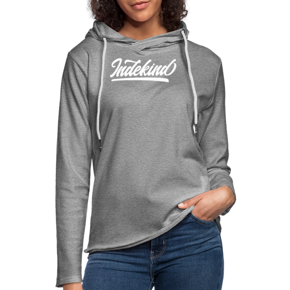 Hoodie | Indekind Light | Fü allemoole - Grau meliert