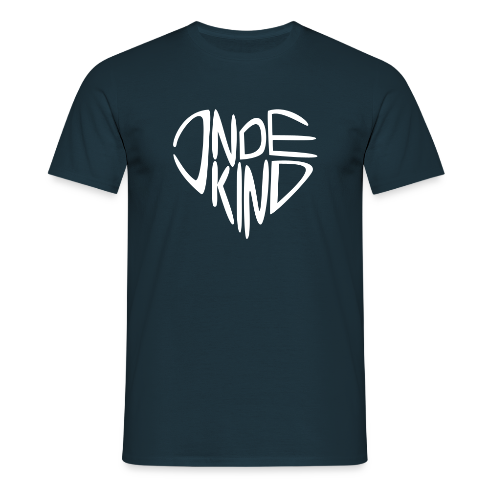 T-Shirt | Indekind Premium | Herz-Logo | Manns-Lüü - Navy