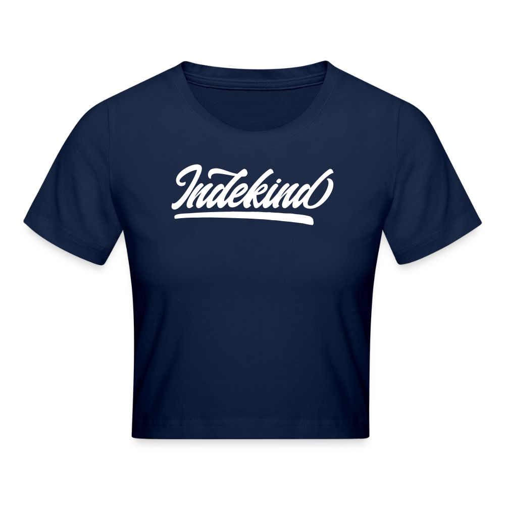 Crop T-Shirt | Indekind Klassik | Mädsche - Light Navy