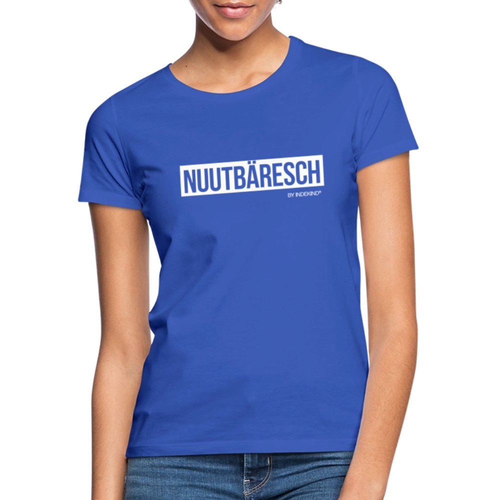 T-Shirt | Nuutbäresch Klassik | Mädsche - Royalblau