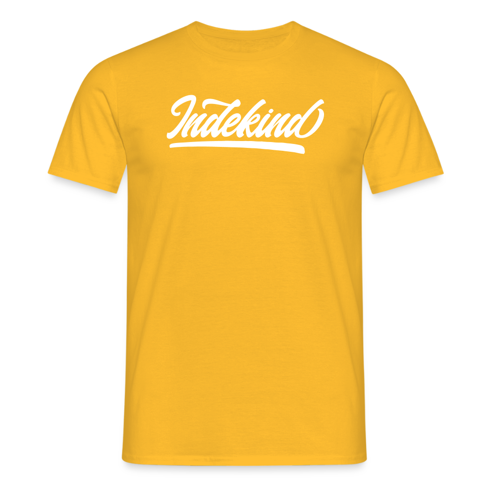 T-Shirt | Indekind Klassik | Manns-Lüü - Gelb