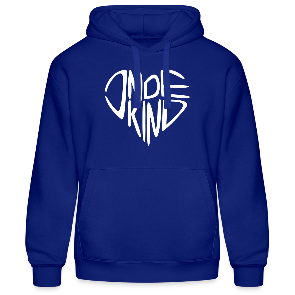 Hoodie | Indekind Premium | Herz-Logo | Manns-Lüü - Royalblau