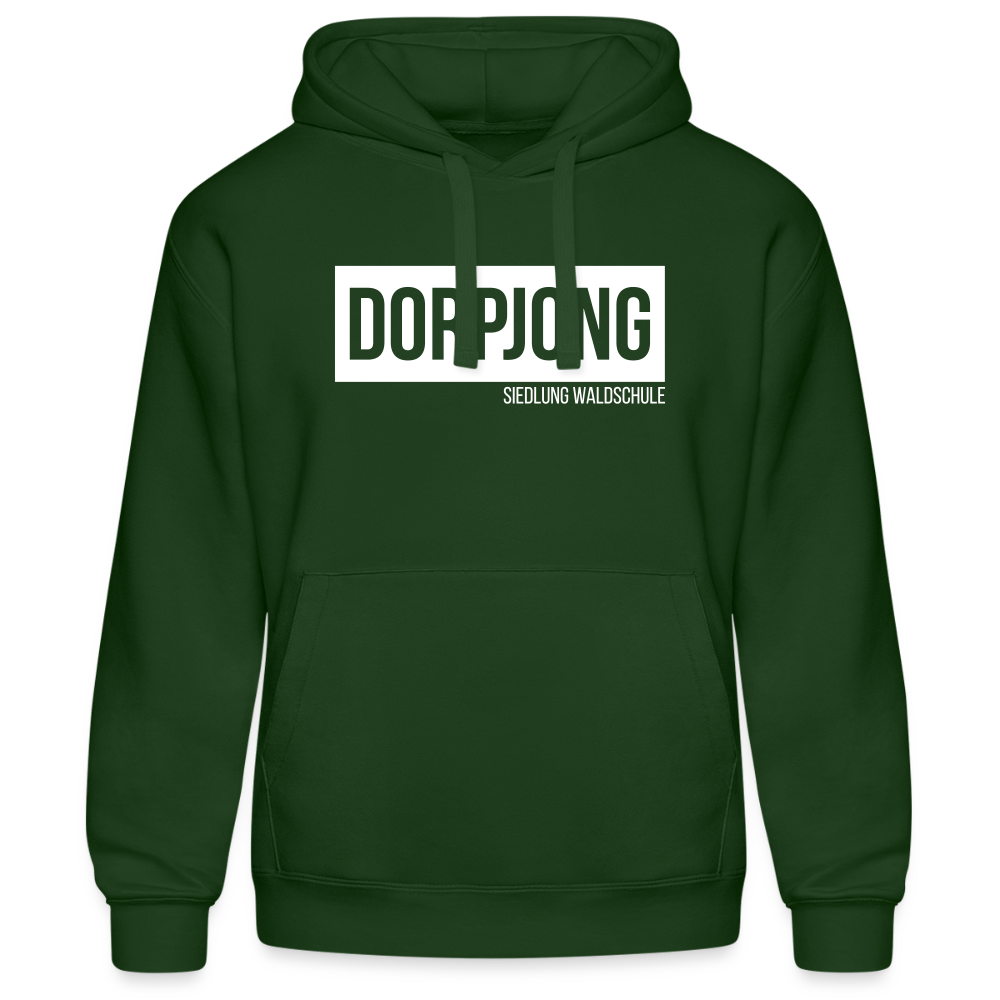 Hoodie | Dorpjong Siedlung Waldschule Premium | Manns-Lüü - Flaschengrün