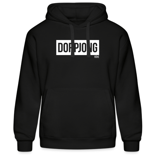 Hoodie | Dorpjong Röhe Premium | Manns-Lüü - Schwarz