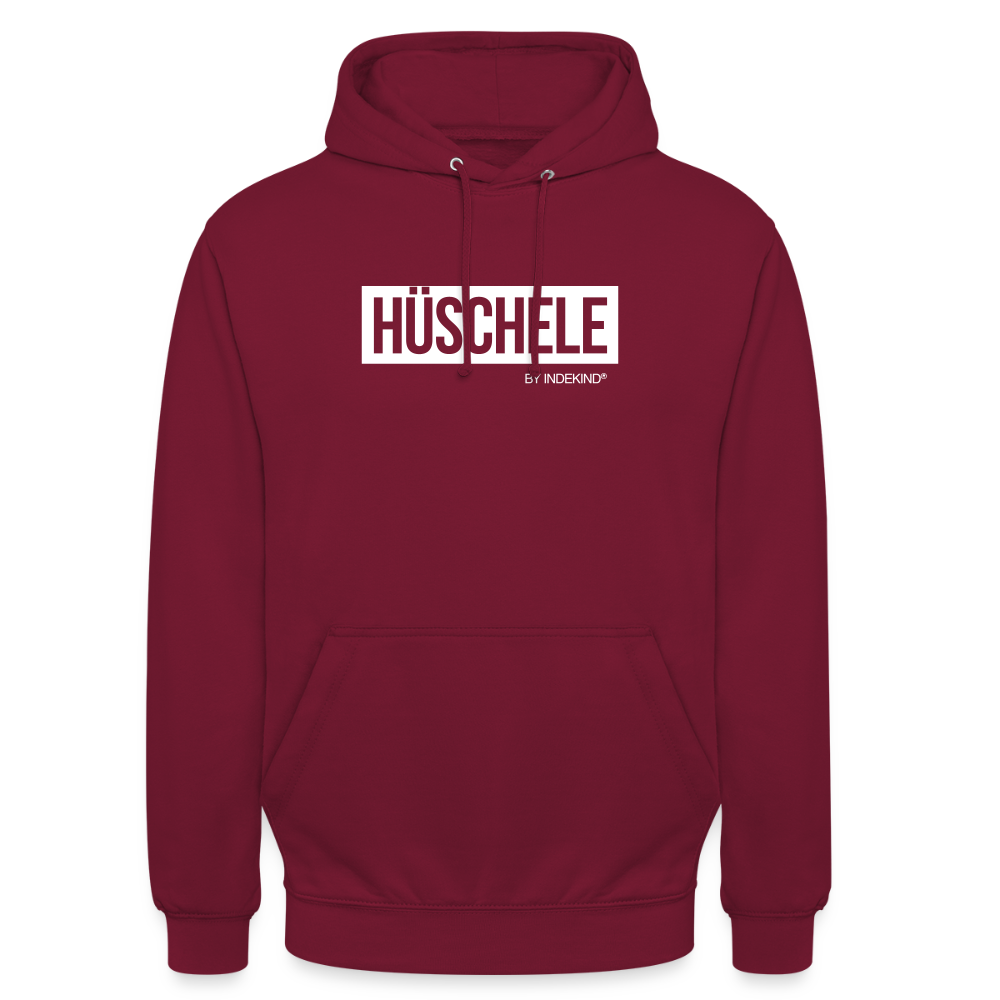 Hoodie | Hüschele Klassik | Fü allemoole - Bordeaux