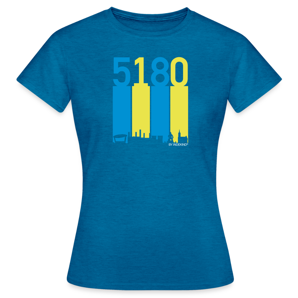T-Shirt | 5180 Skyline | Mädsche - Antikblaues Saphir meliert