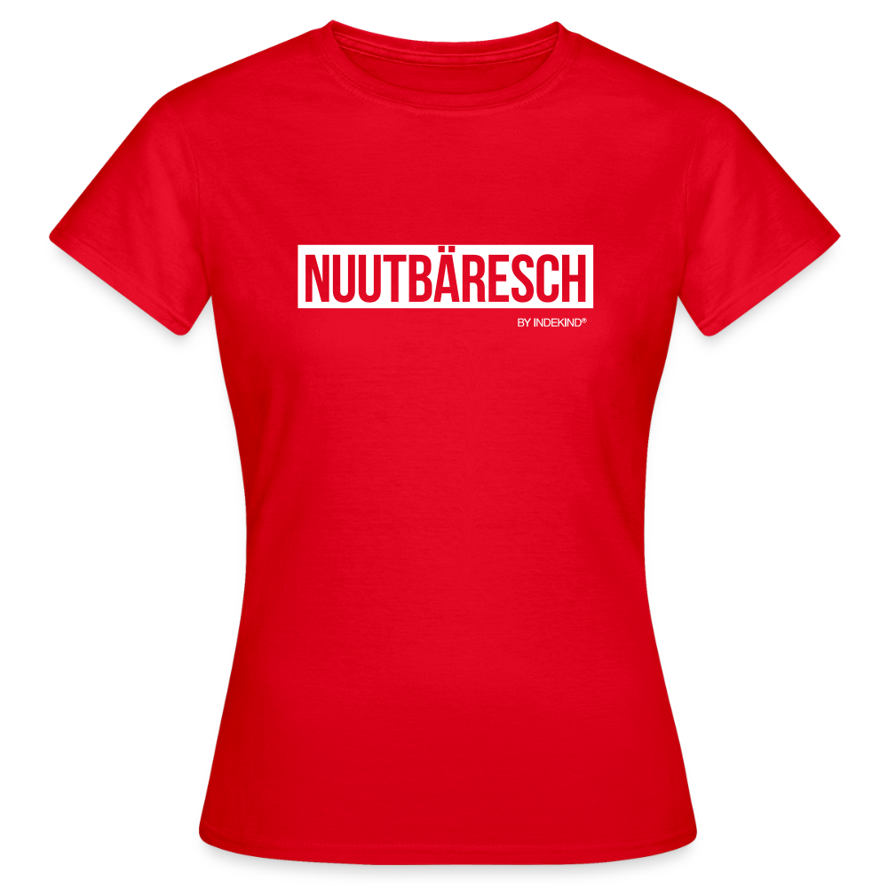 T-Shirt | Nuutbäresch Klassik | Mädsche - Rot