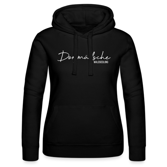 Hoodie | Dorpmädsche Waldsiedlung Premium | Mädsche - Schwarz