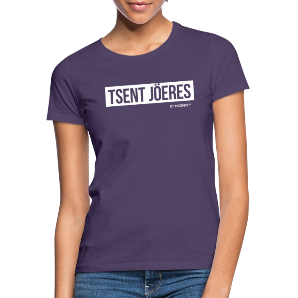 T-Shirt | Tsent Jöeres Klassik | Mädsche - Dunkellila