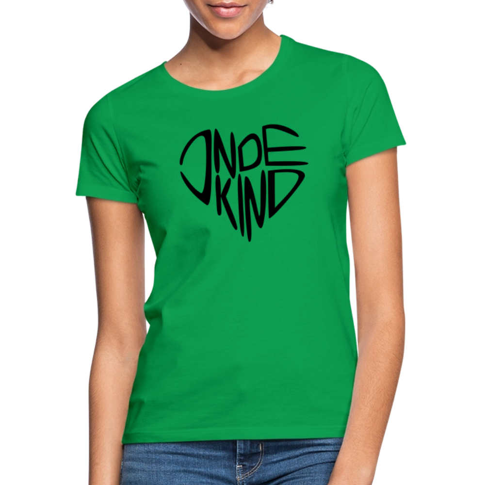 T-Shirt | Indekind Premium | Herz-Logo | Mädsche - Kelly Green