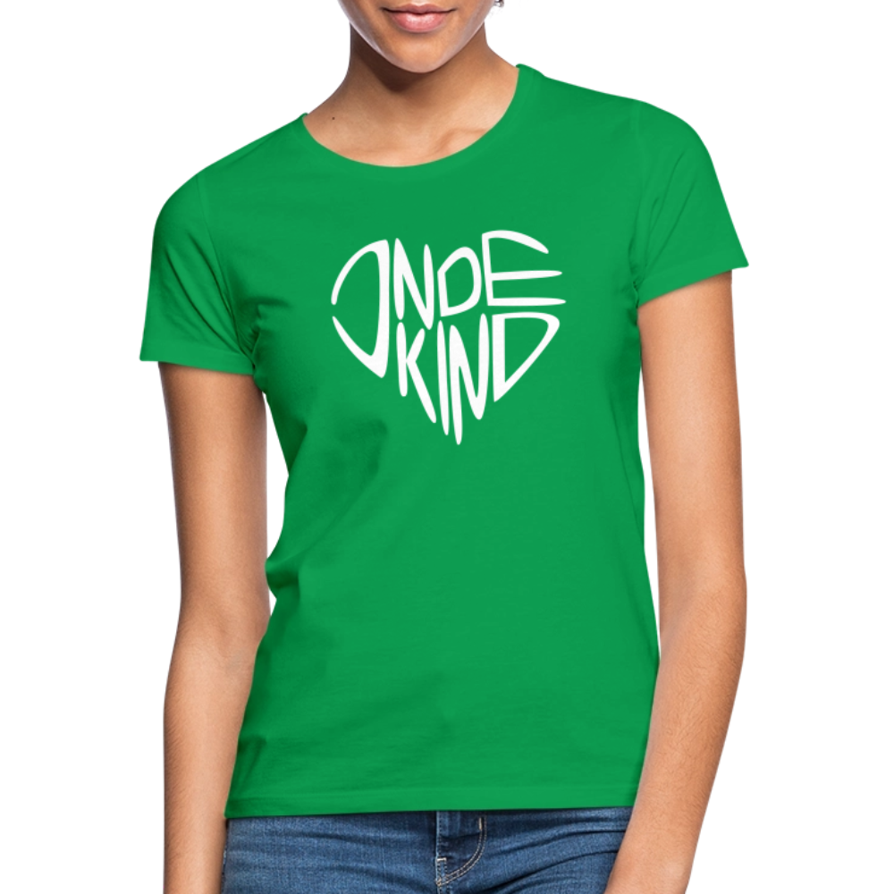T-Shirt | Indekind Premium | Herz-Logo | Mädsche - Kelly Green