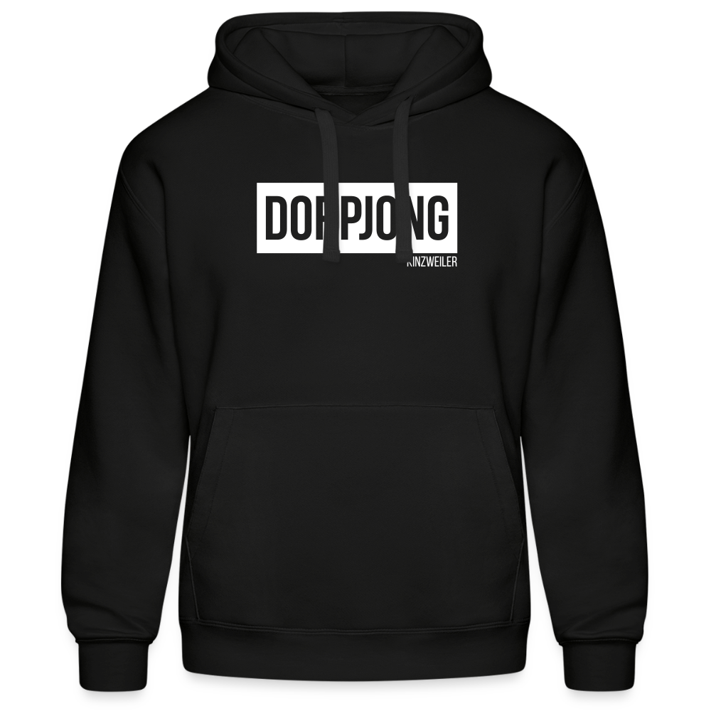 Hoodie | Dorpjong Kinzweiler Premium | Manns-Lüü - Schwarz