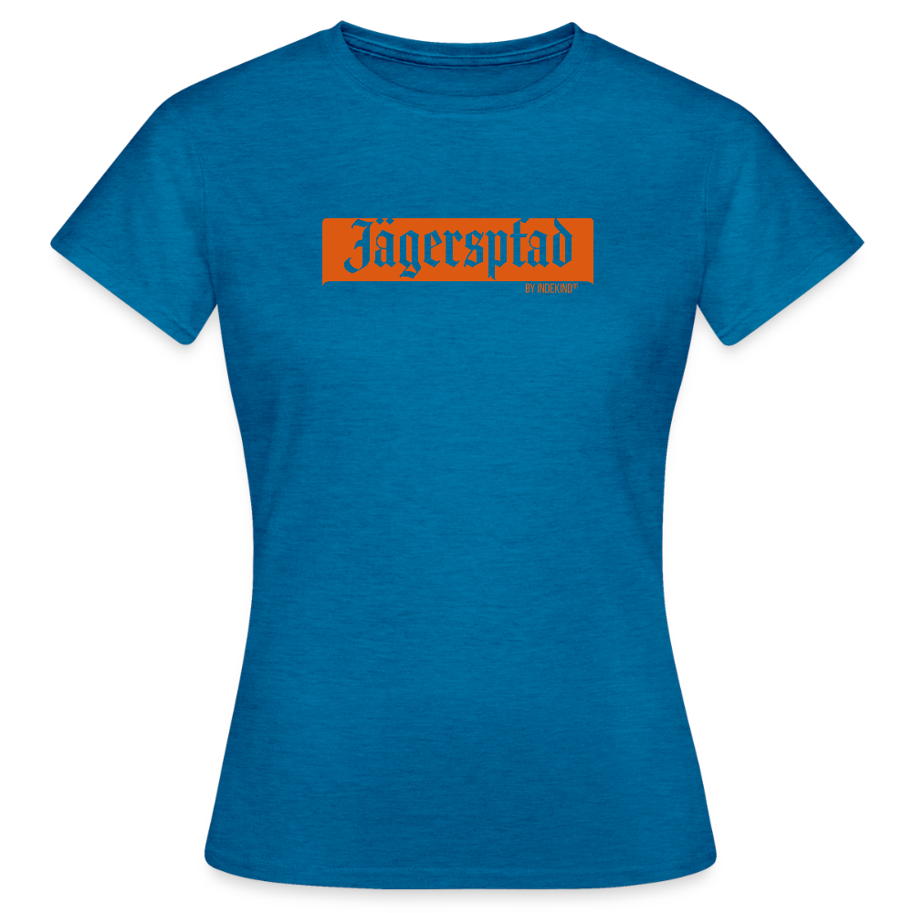 T-Shirt | Jägerspfad | Mädsche - Antikblaues Saphir meliert