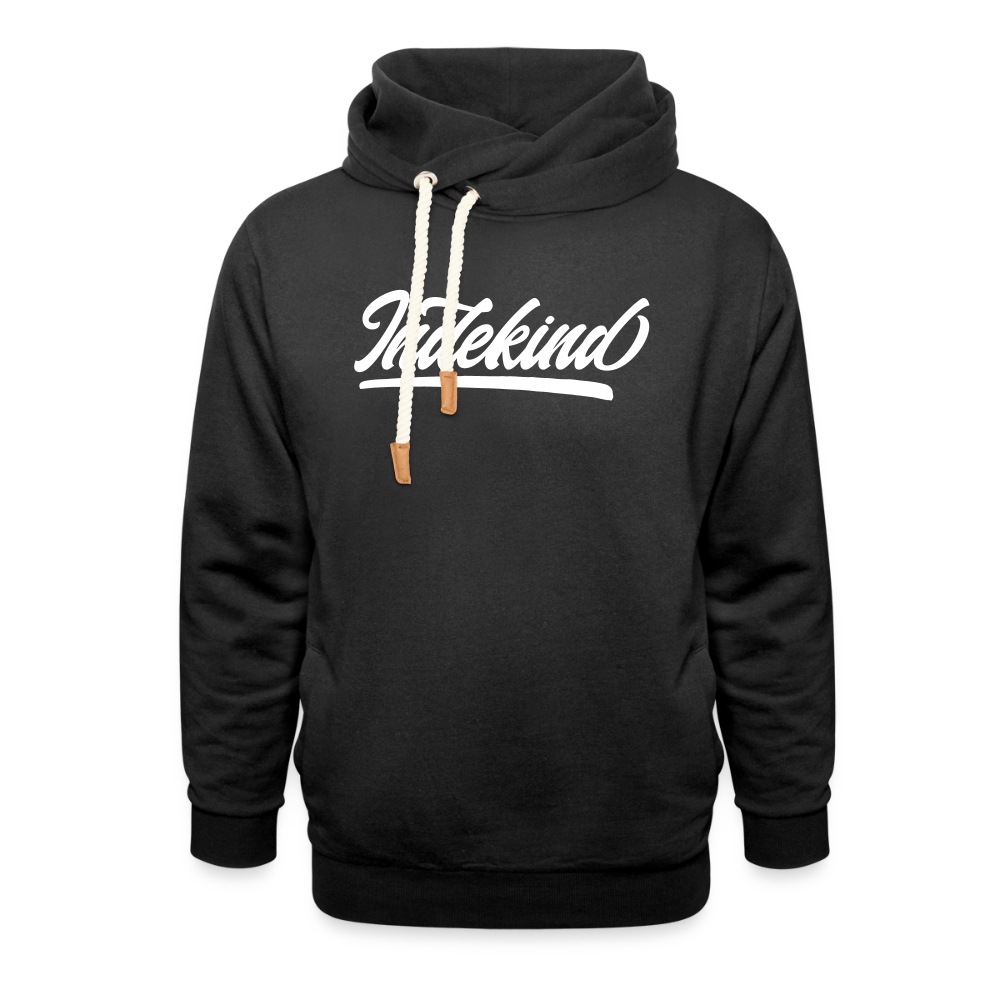 Hoodie | Indekind Schalkragen | Fü allemoole - Schwarz