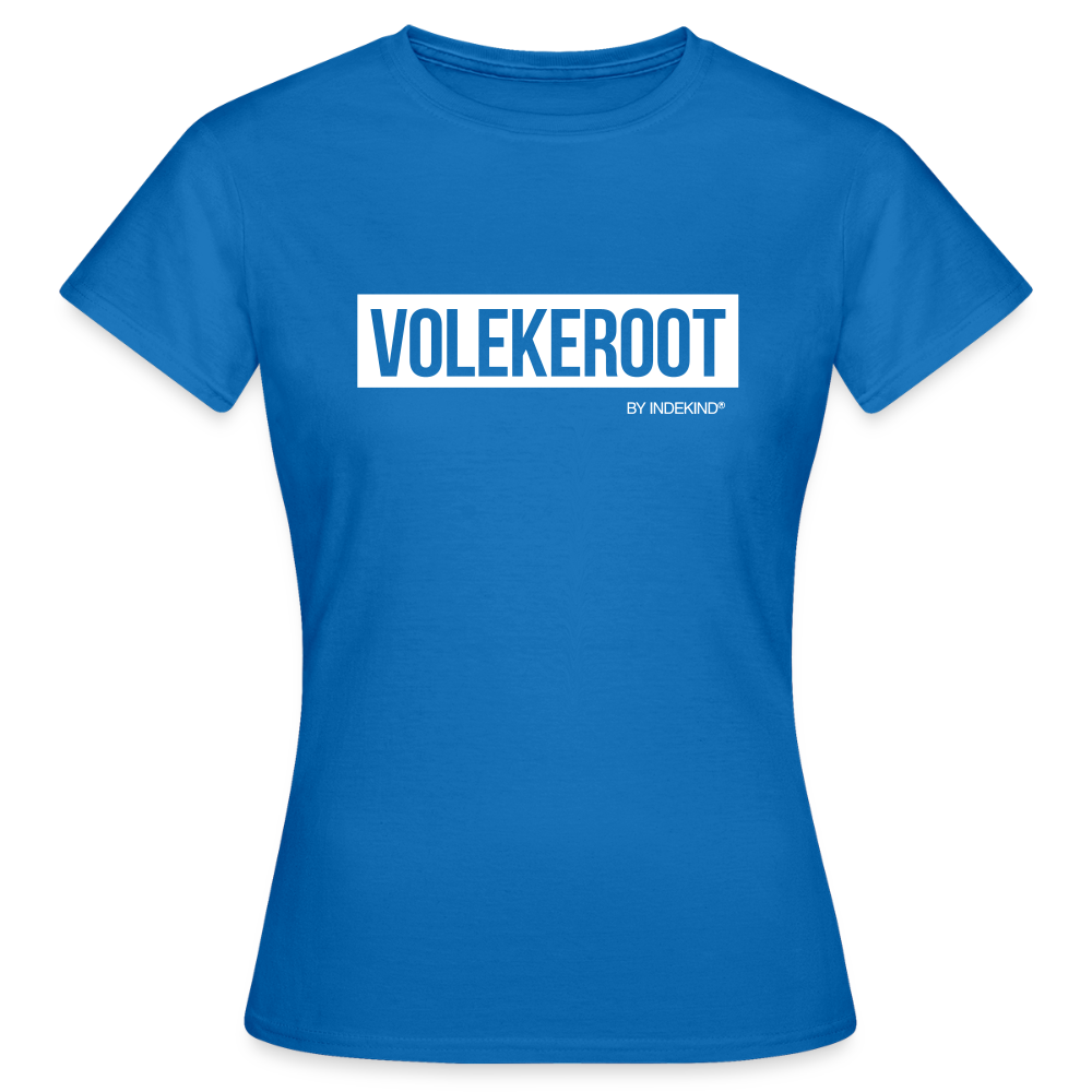 T-Shirt | Volekeroot Klassik | Mädsche - Royalblau