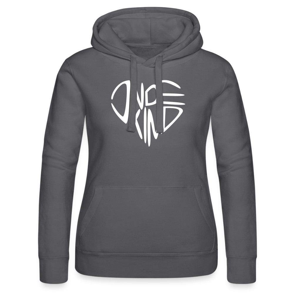 Hoodie | Indekind Premium | Herz-Logo | Mädsche - Grau