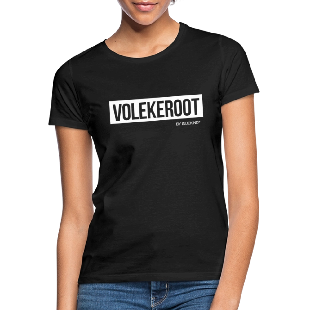 T-Shirt | Volekeroot Klassik | Mädsche - Schwarz
