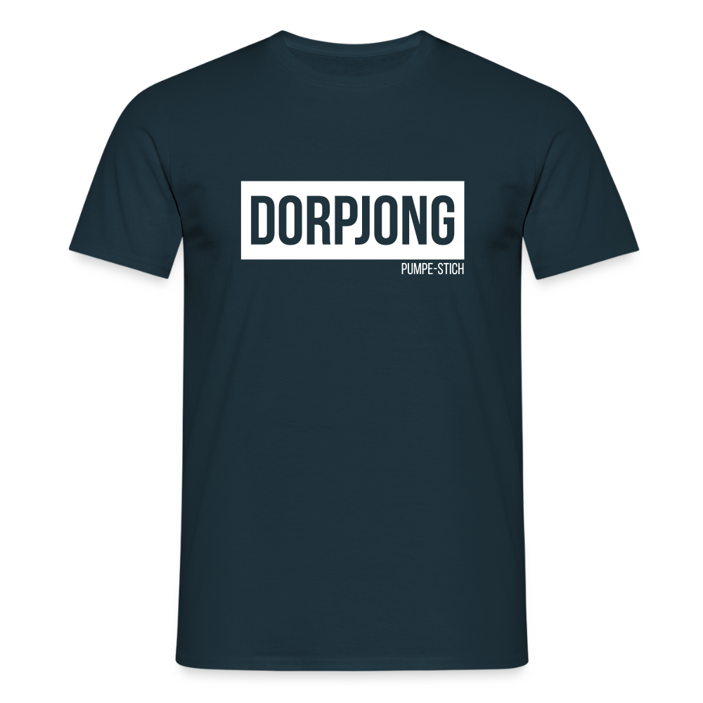 T-Shirt | Dorpjong Pumpe-Stich Klassik | Manns-Lüü - Navy