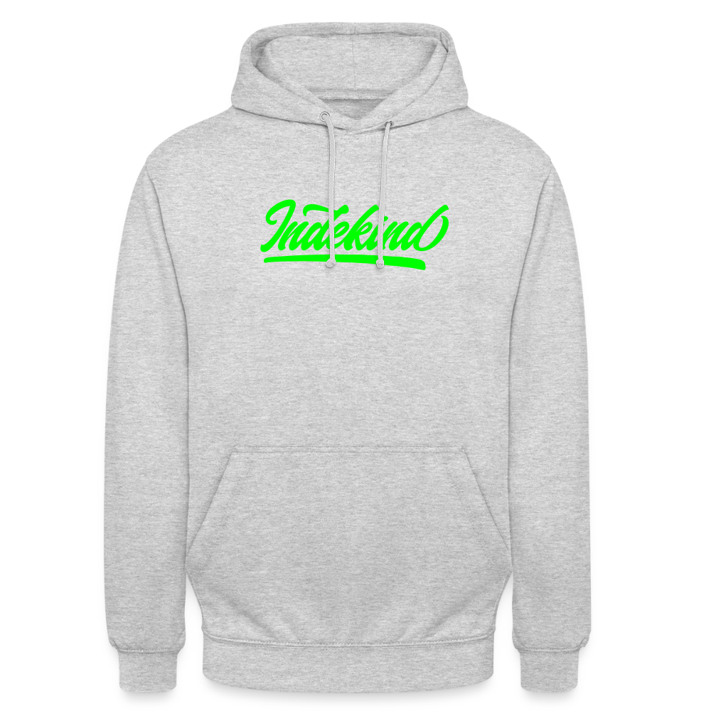 Hoodie | Indekind Neon Jröng Klassik | Fü allemoole - Hellgrau meliert