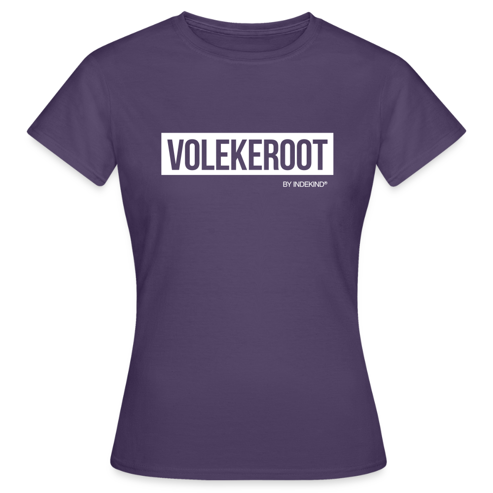 T-Shirt | Volekeroot Klassik | Mädsche - Dunkellila