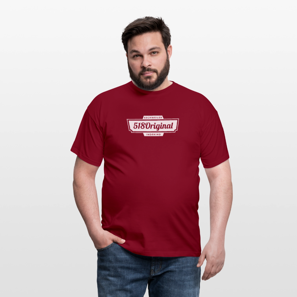 T-Shirt | 518Original | Manns-Lüü - Ziegelrot