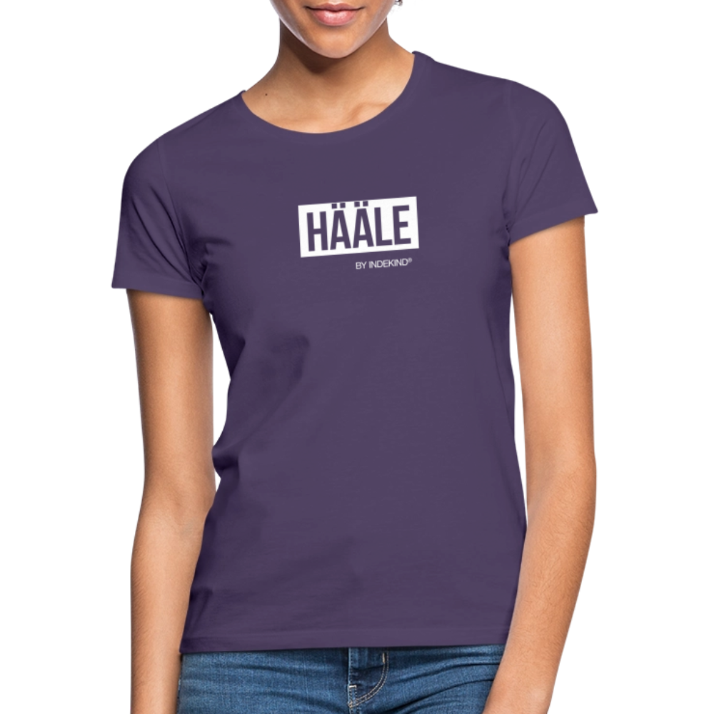 T-Shirt | Hääle Klassik | Mädsche - Dunkellila