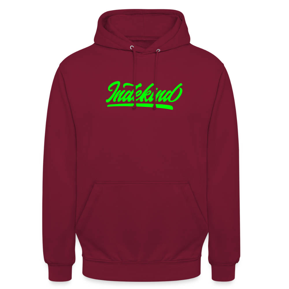 Hoodie | Indekind Neon Jröng Klassik | Fü allemoole - Bordeaux