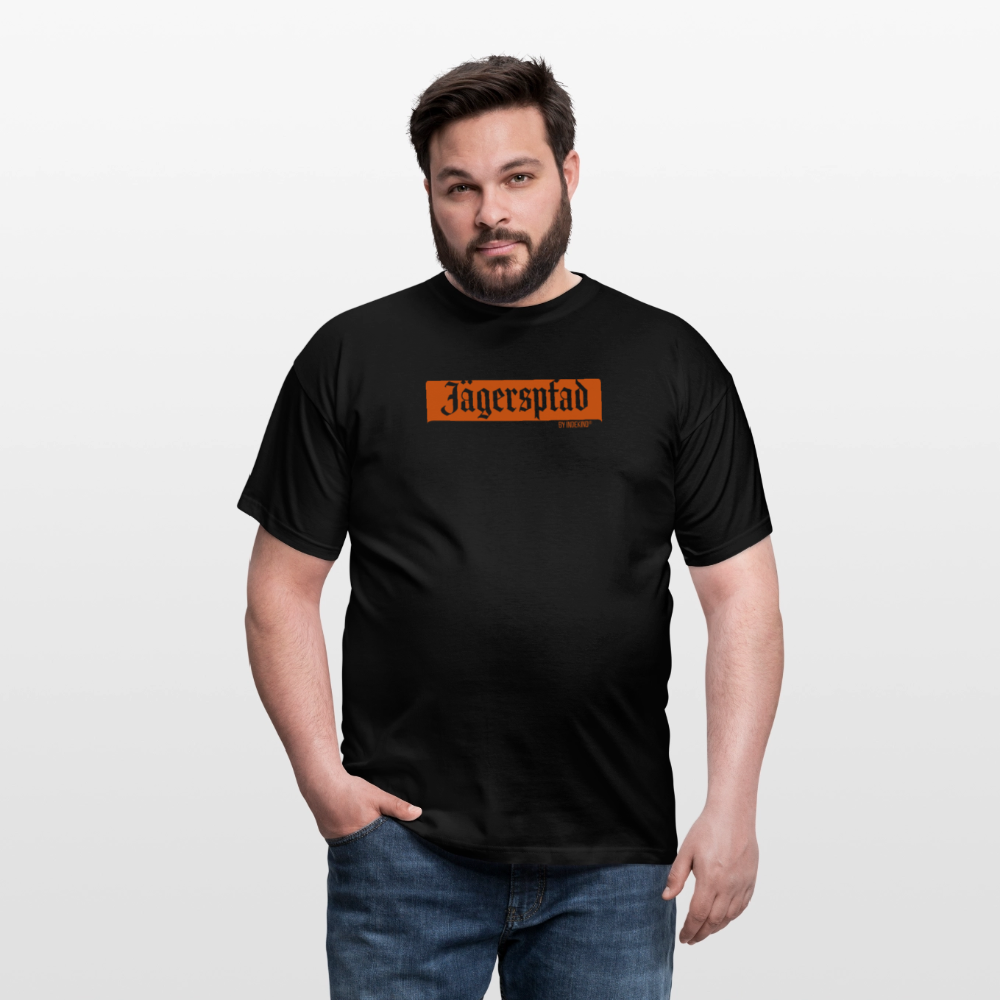 T-Shirt | Jägerspfad | Manns-Lüü - Schwarz