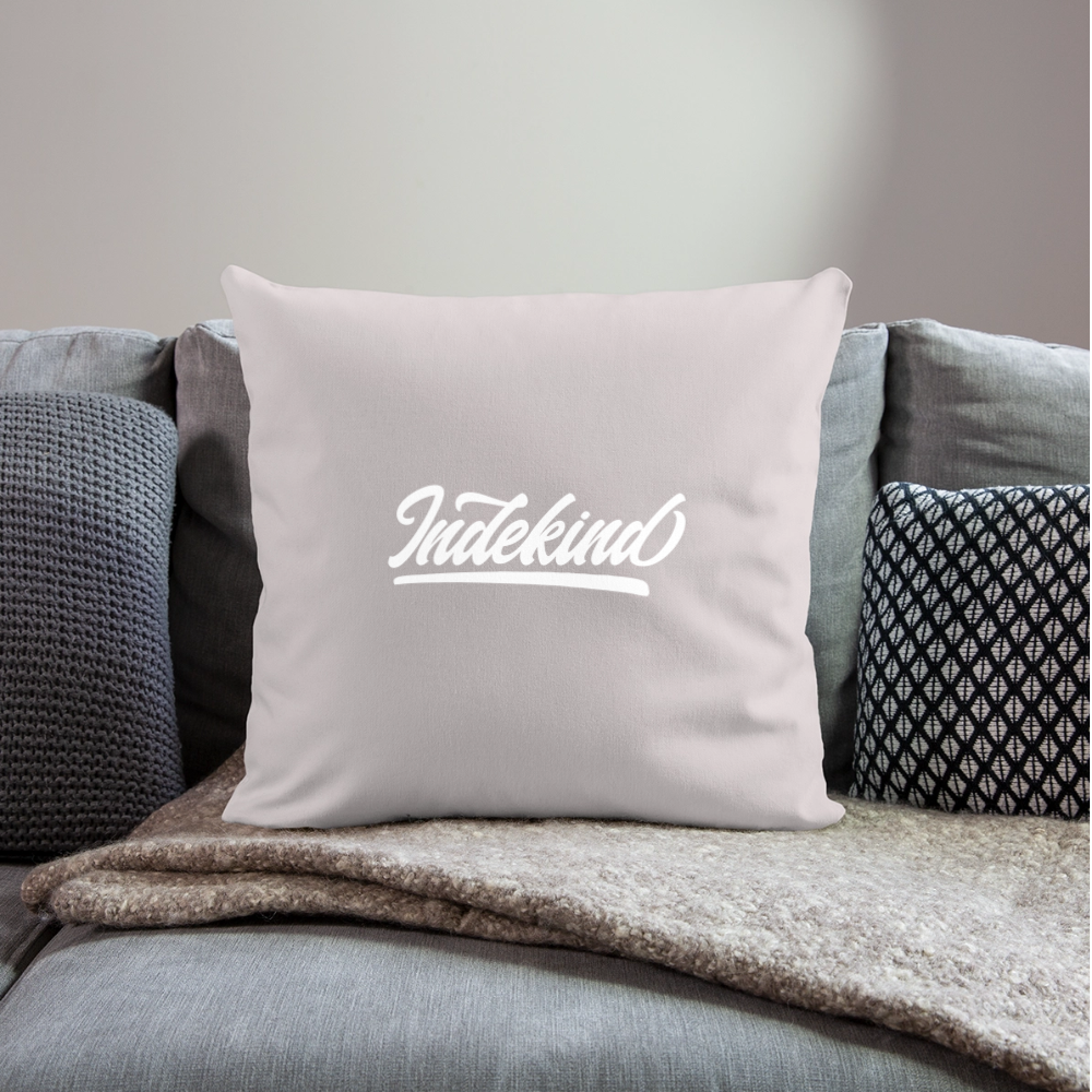 Sofakissen mit Füllung | Indekind Klassik | 44 x 44 cm - helles Taupe