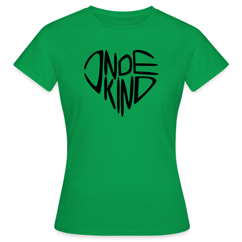 T-Shirt | Indekind Premium | Herz-Logo | Mädsche - Kelly Green