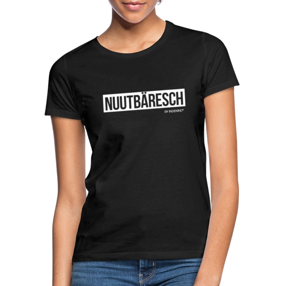 T-Shirt | Nuutbäresch Klassik | Mädsche - Schwarz