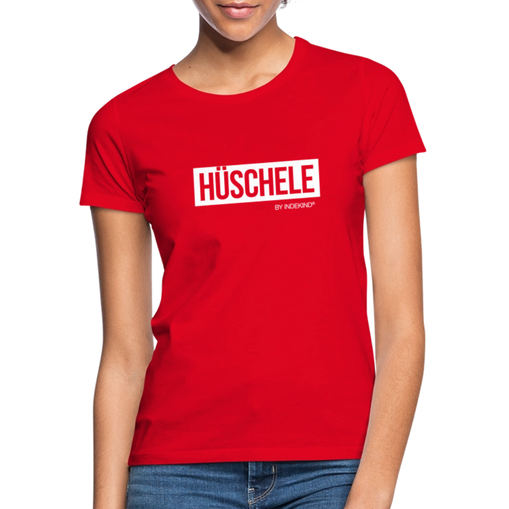 T-Shirt | Hüschele Klassik | Mädsche - Rot