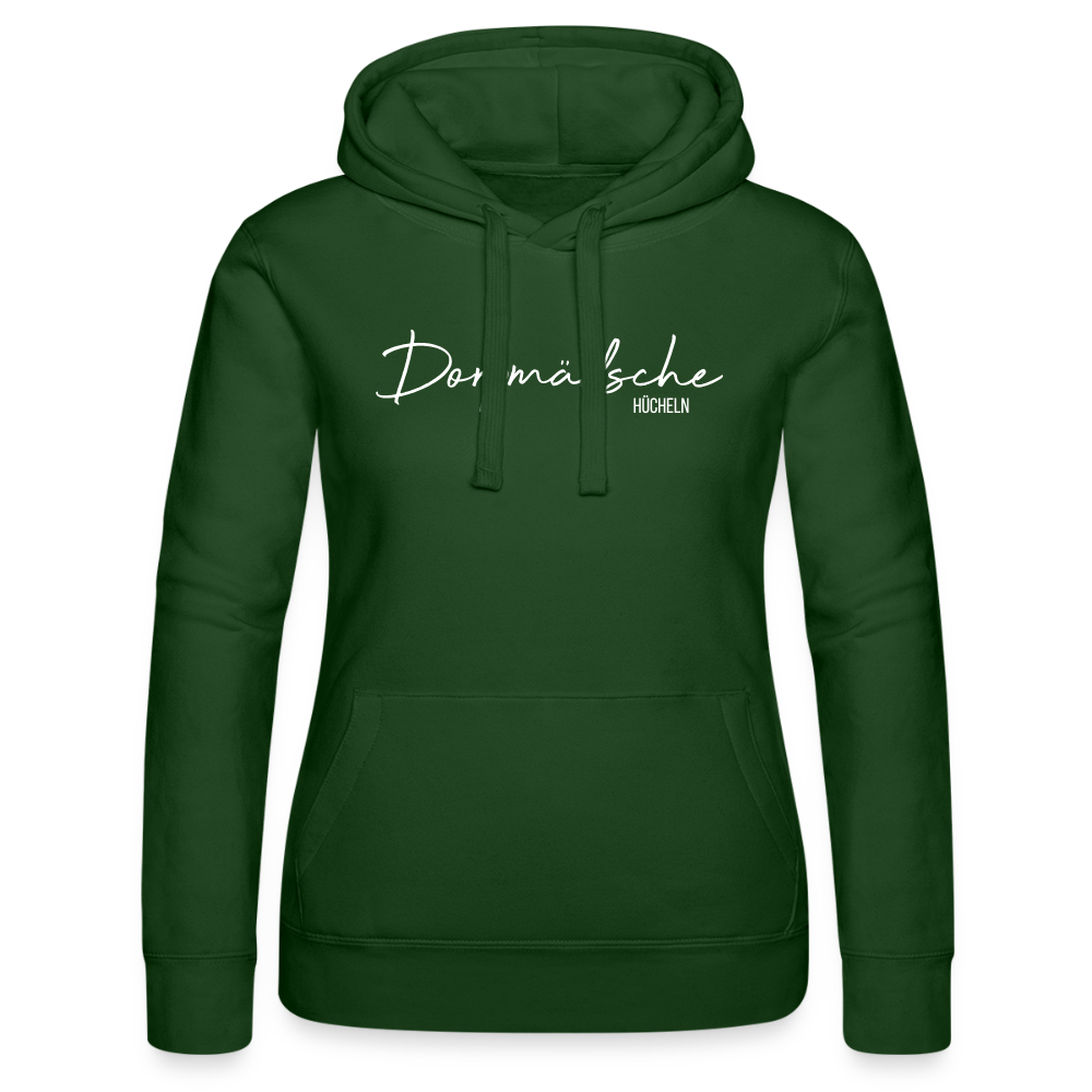 Hoodie | Dorpmädsche Hücheln Premium | Mädsche - Flaschengrün