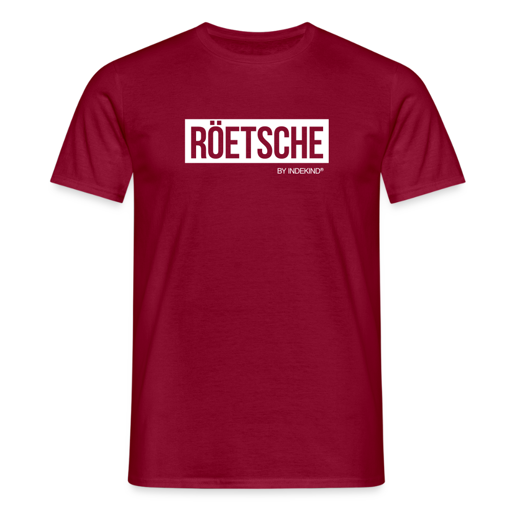 T-Shirt | Röetsche Klassik | Manns-Lüü - Ziegelrot