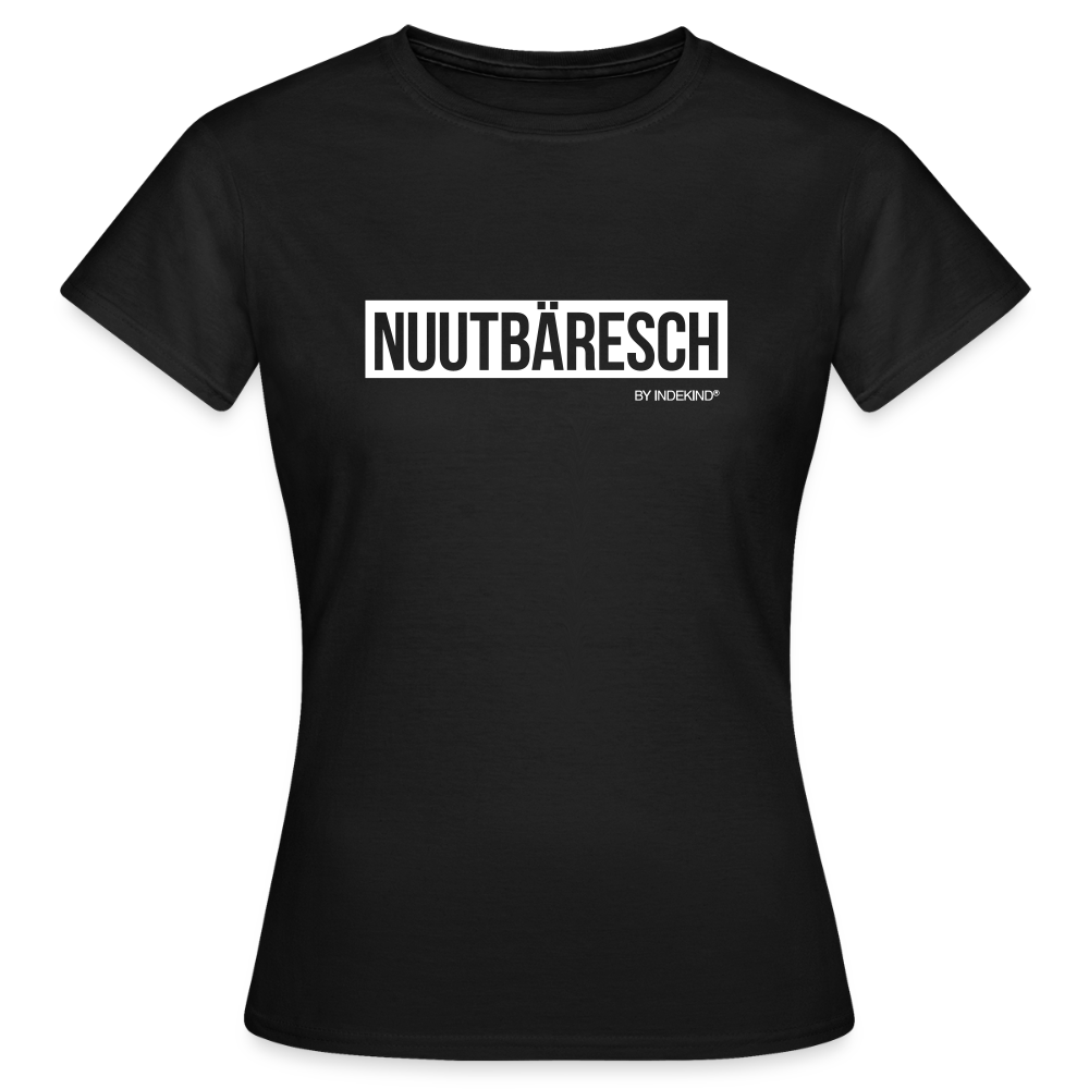 T-Shirt | Nuutbäresch Klassik | Mädsche - Schwarz