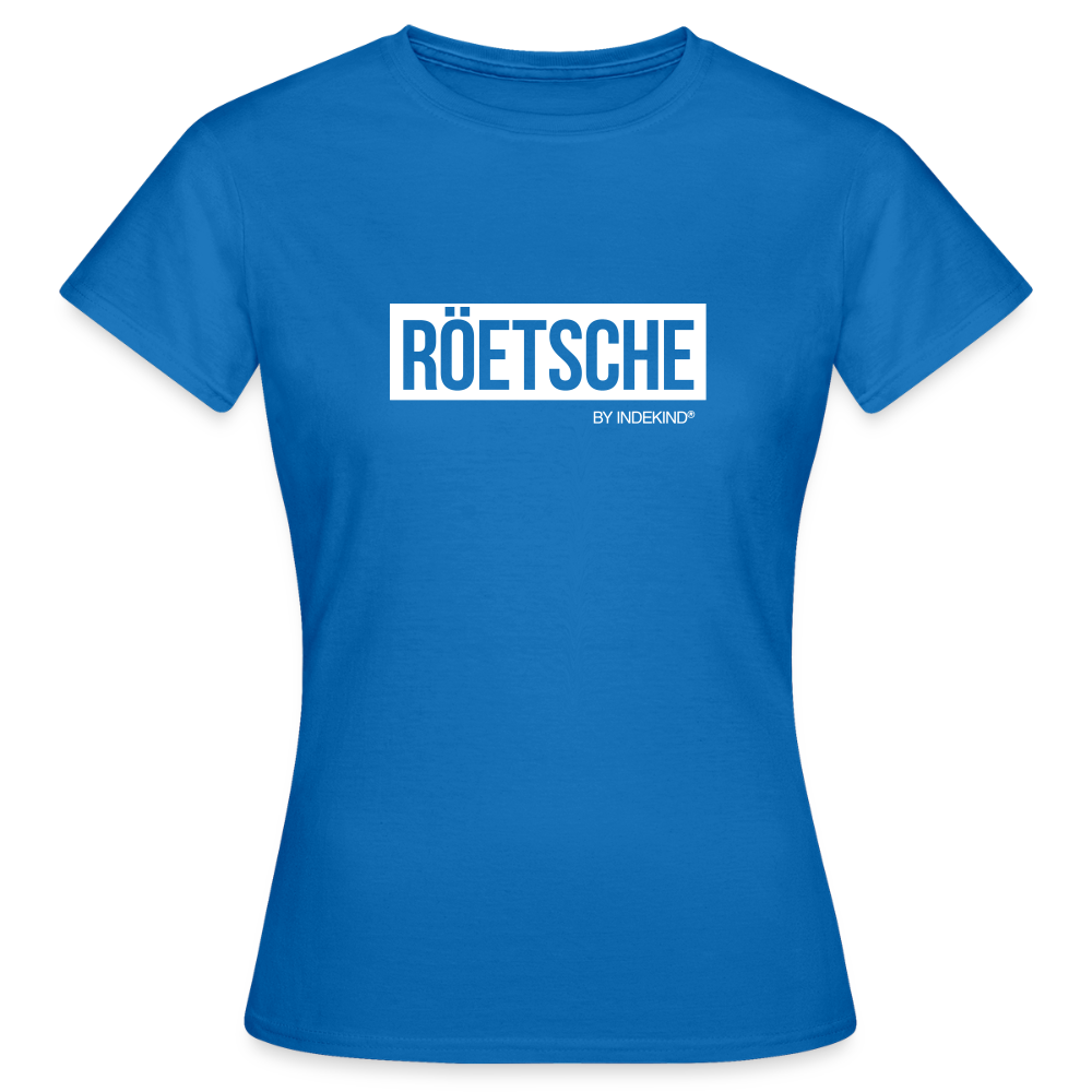 T-Shirt | Röetsche Klassik | Mädsche - Royalblau