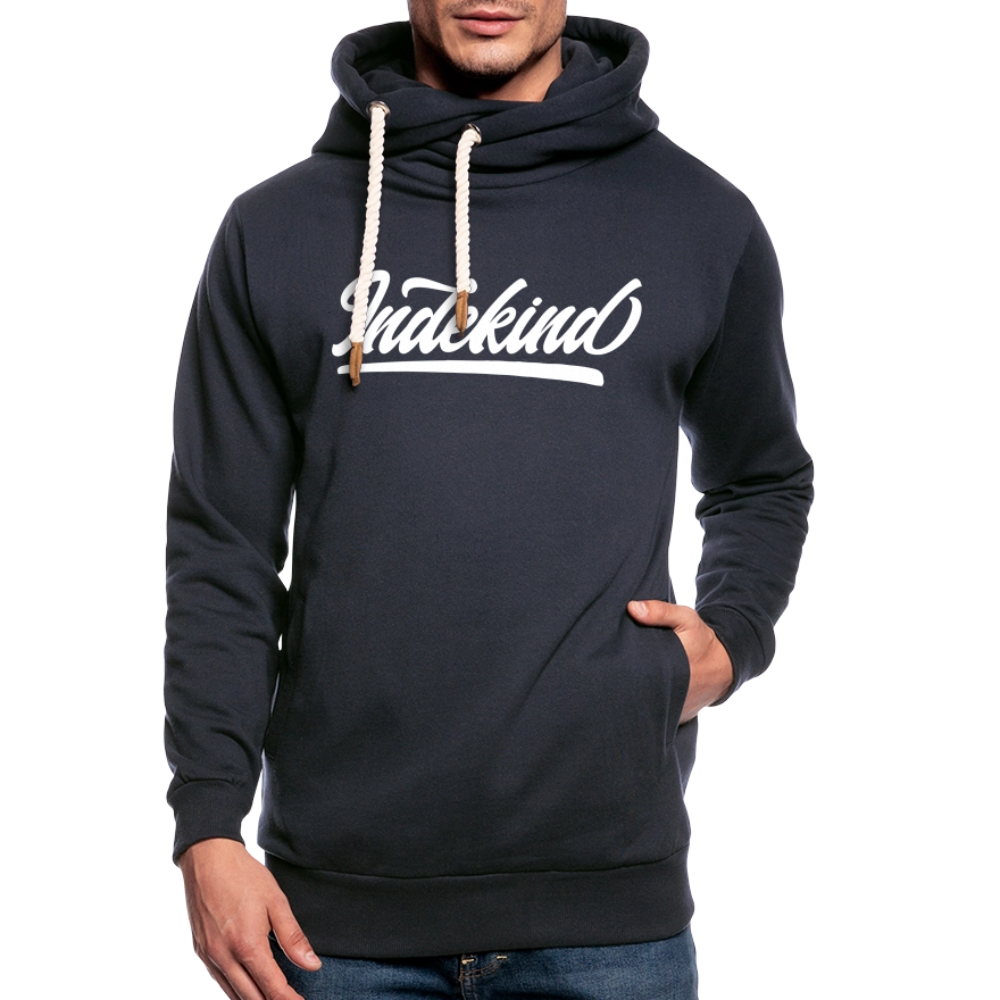 Hoodie | Indekind Schalkragen | Fü allemoole - Navy