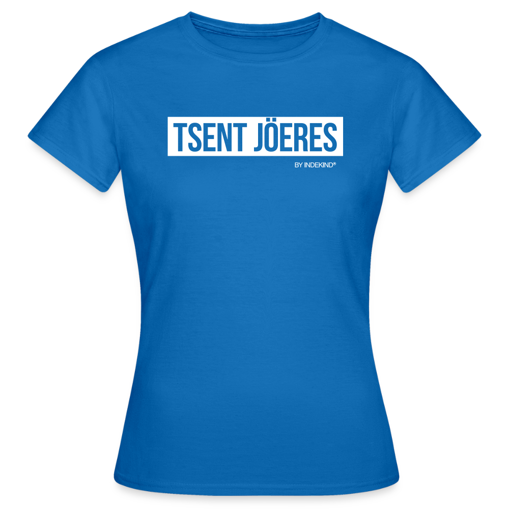 T-Shirt | Tsent Jöeres Klassik | Mädsche - Royalblau