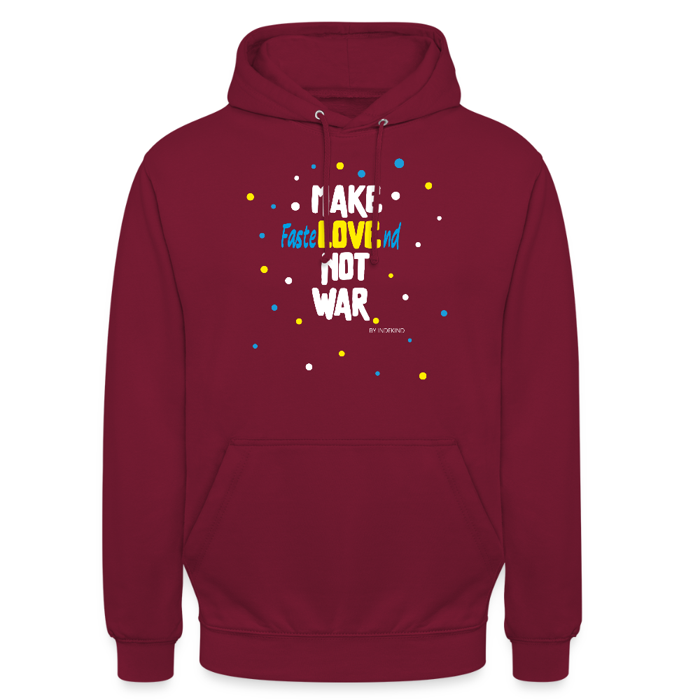 Hoodie | Fastelovend | Fü allemoole - Bordeaux