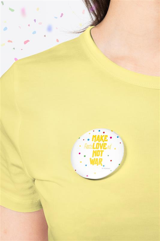 Indekind Buttons | Fastelovend gelb (5er Pack)