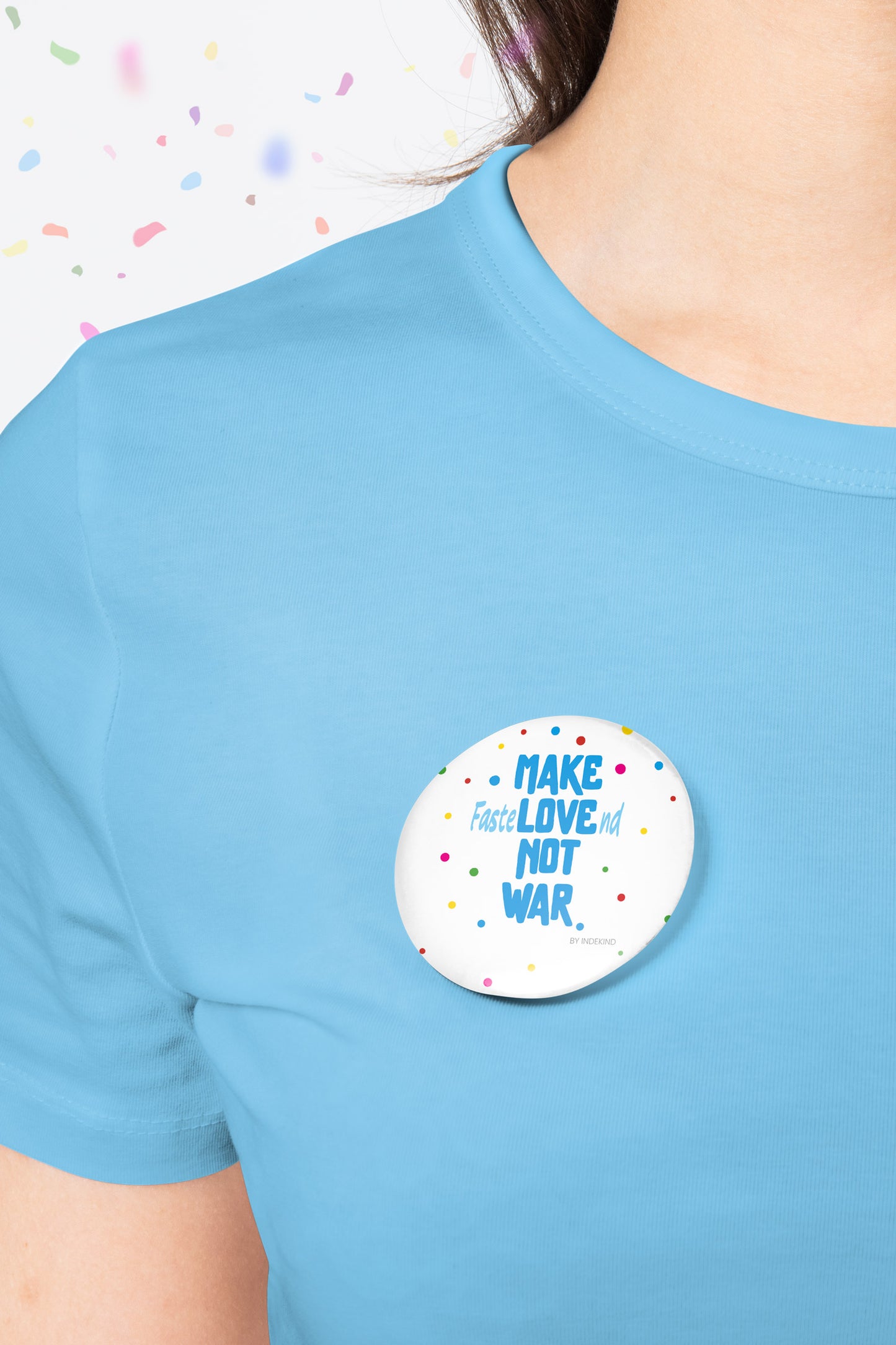 Indekind Buttons | Fastelovend blau (5er Pack)