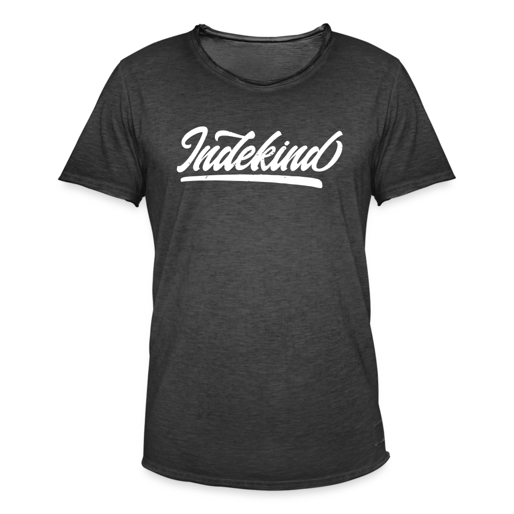 T-Shirt | Indekind Vintage | Manns-Lüü - Vintage Schwarz