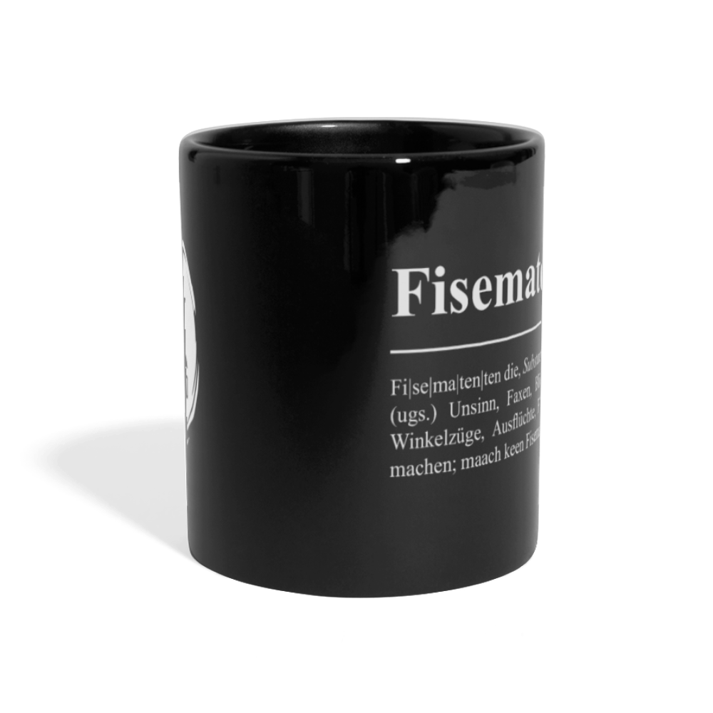 Tasse | Eischwiele Platt | Fisematenten - Schwarz