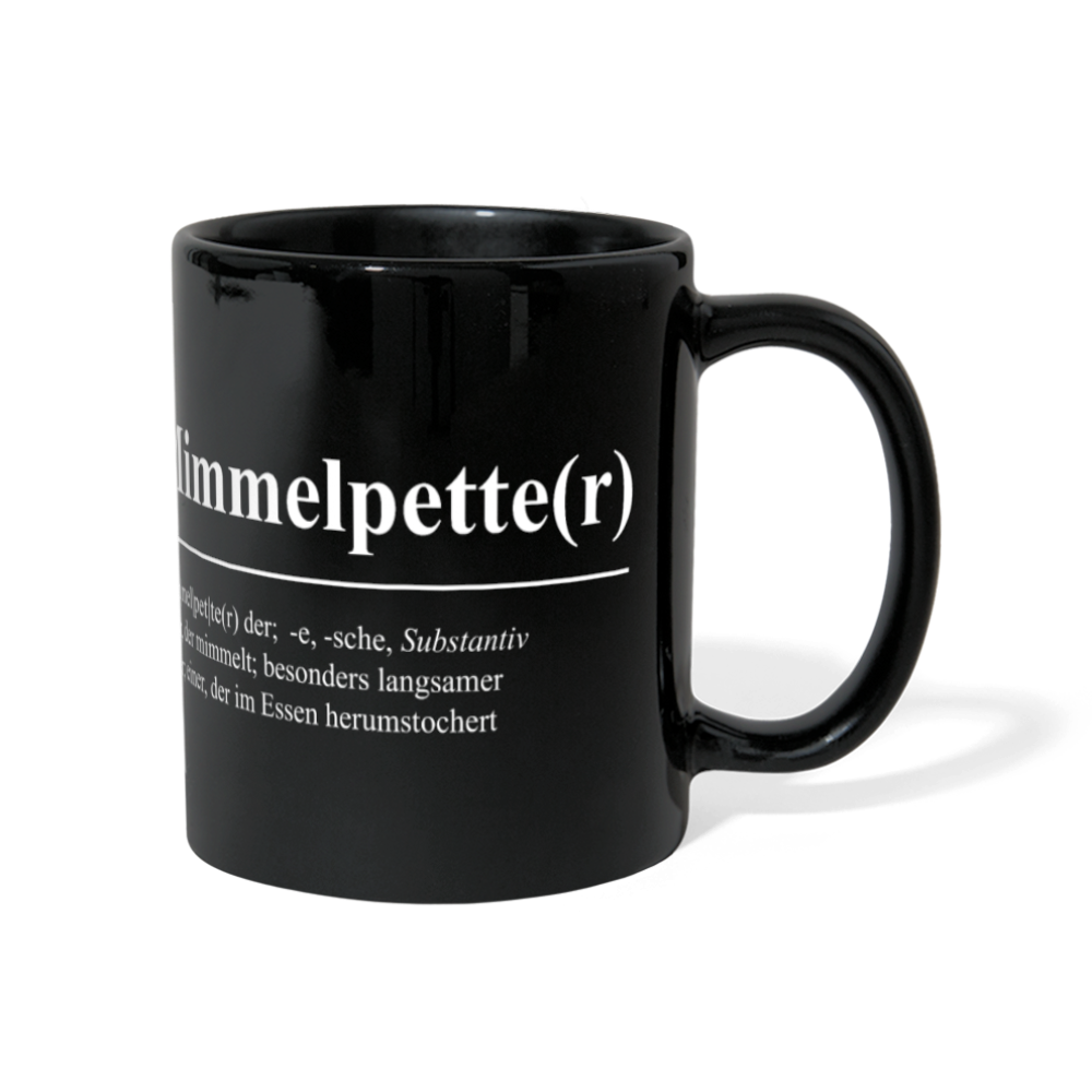 Tasse | Eischwiele Platt | Mimmelpette(r) - Schwarz
