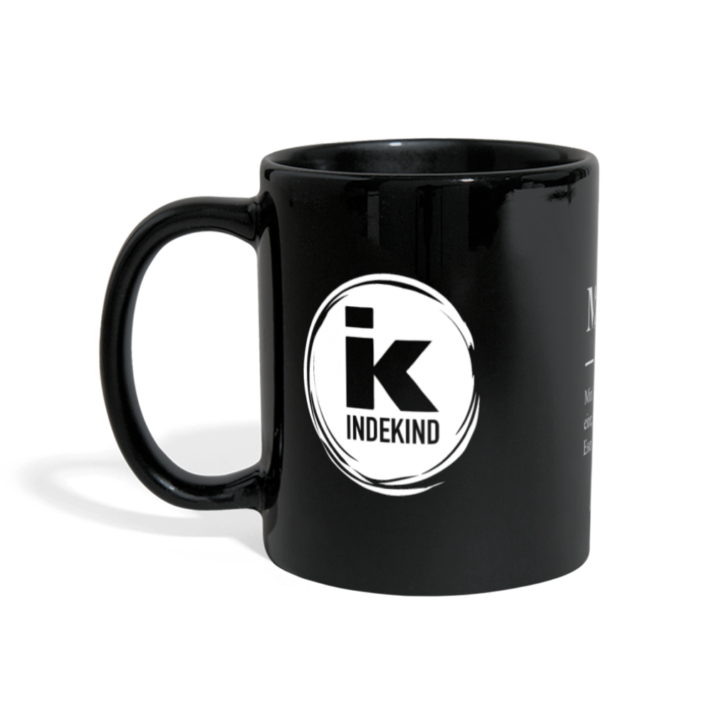 Tasse | Eischwiele Platt | Mimmelpette(r) - Schwarz